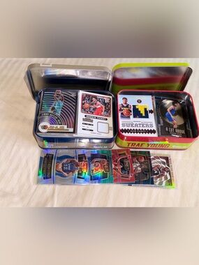 Two Tins of NBA Trading cards